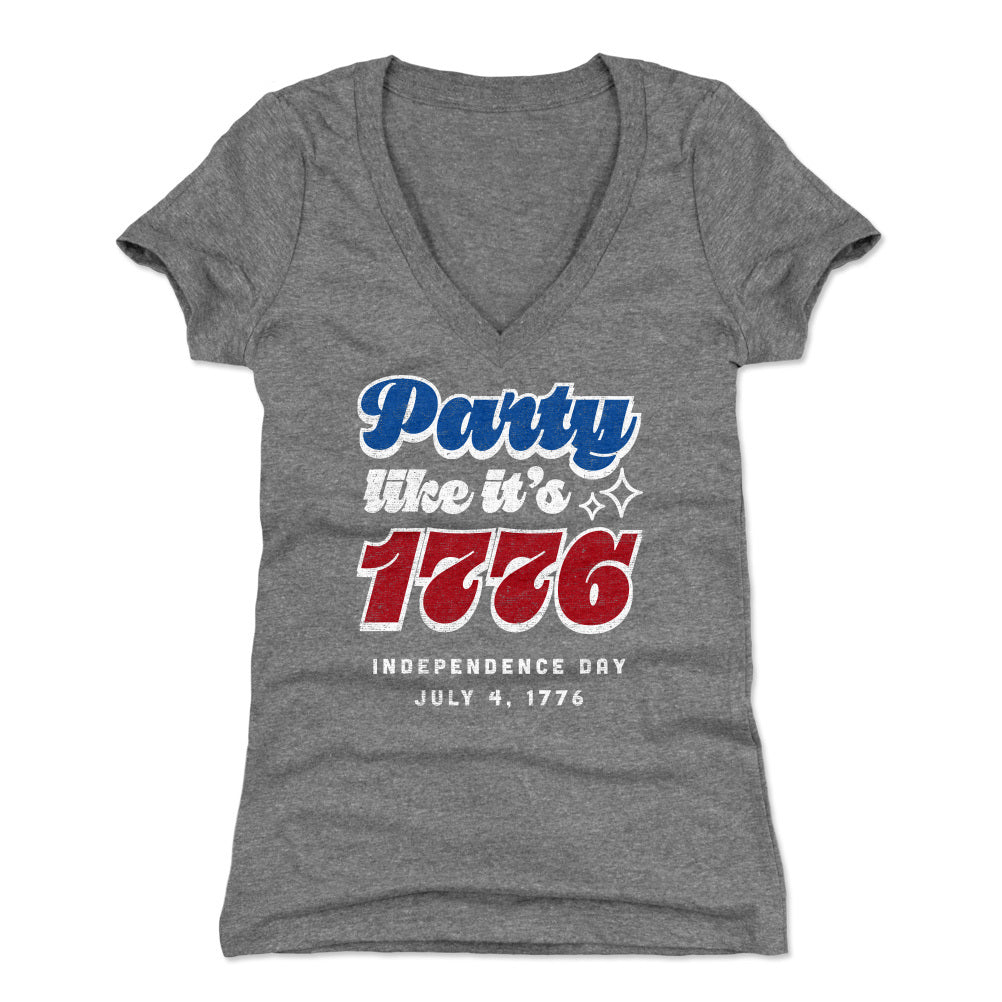 USA Women's V-Neck T-Shirt | 500 LEVEL