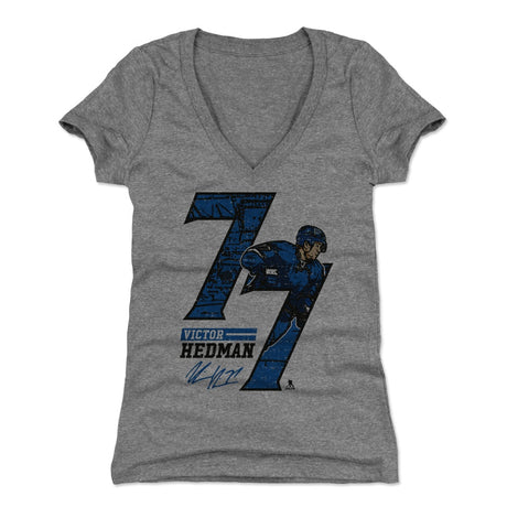 Victor Hedman Women's V-Neck T-Shirt | 500 LEVEL