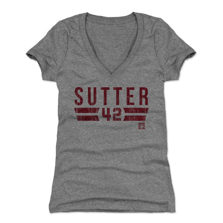 Bruce Sutter Women's V-Neck T-Shirt | 500 LEVEL
