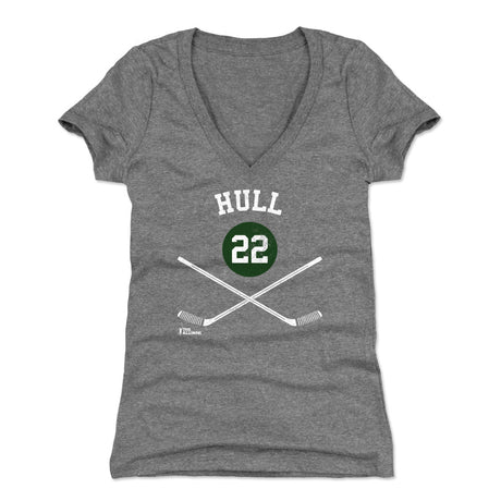 Brett Hull Women's V-Neck T-Shirt | 500 LEVEL