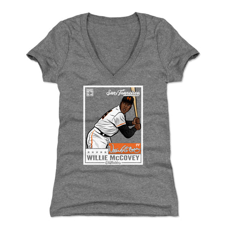 Willie McCovey Women's V-Neck T-Shirt | 500 LEVEL