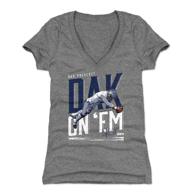 Dak Prescott Women's V-Neck T-Shirt | 500 LEVEL