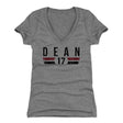 Nakobe Dean Women's V-Neck T-Shirt | 500 LEVEL