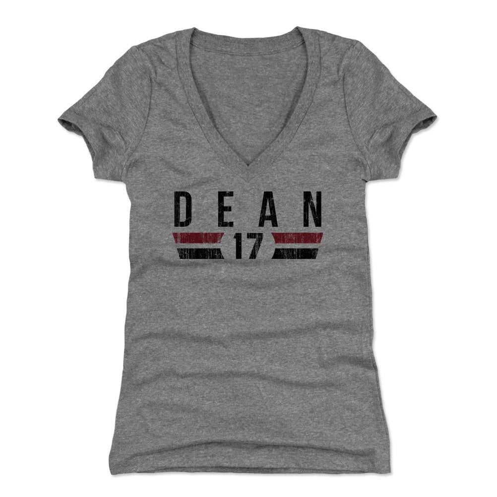 Nakobe Dean Women's V-Neck T-Shirt | 500 LEVEL