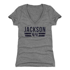 Reggie Jackson Women's V-Neck T-Shirt | 500 LEVEL