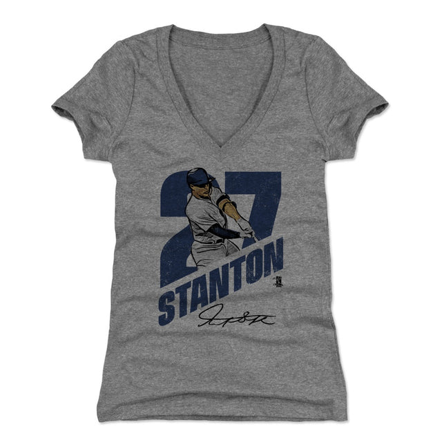 Giancarlo Stanton Women's V-Neck T-Shirt | 500 LEVEL