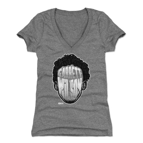 Garrett Wilson Women's V-Neck T-Shirt | 500 LEVEL