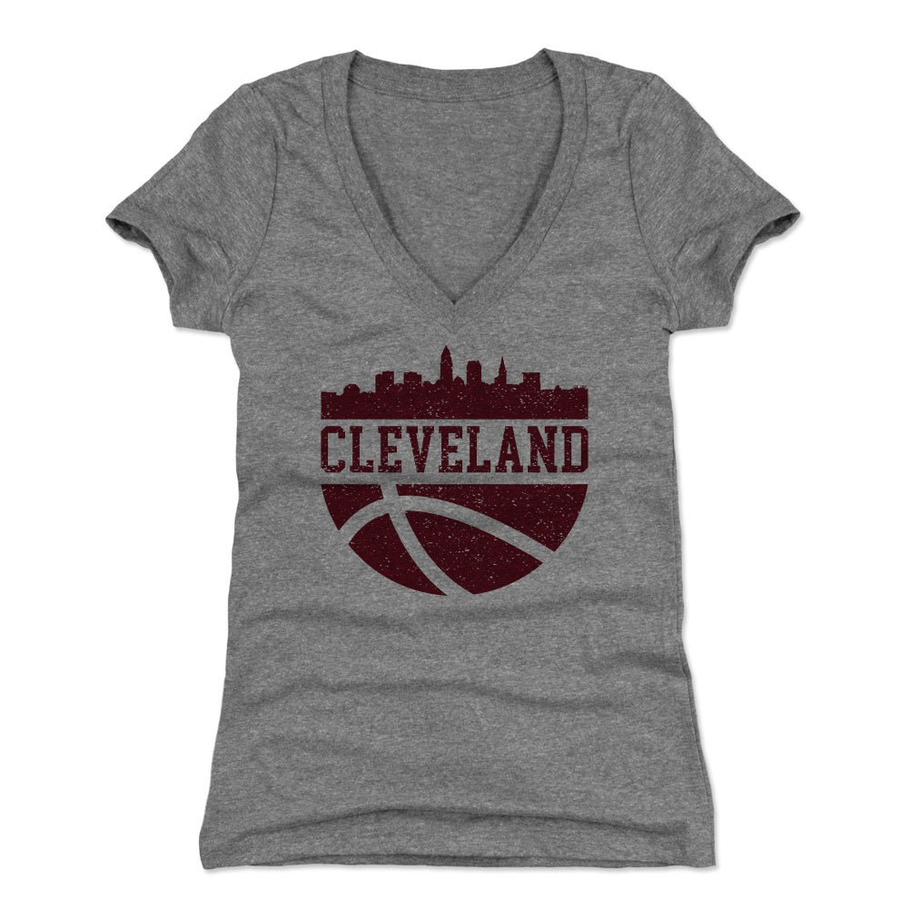 Cleveland Women's V-Neck T-Shirt | 500 LEVEL