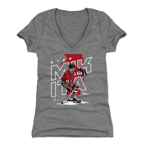 Stan Mikita Women's V-Neck T-Shirt | 500 LEVEL