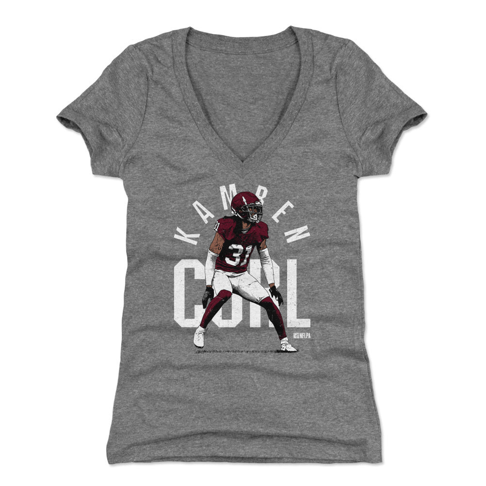 Kamren Curl Women&#39;s V-Neck T-Shirt | 500 LEVEL