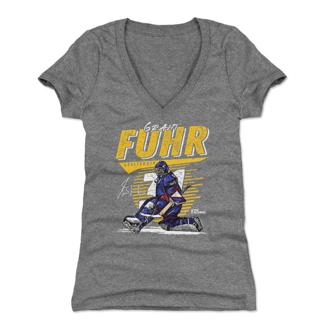 Grant Fuhr Women's V-Neck T-Shirt | 500 LEVEL
