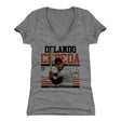 Orlando Cepeda Women's V-Neck T-Shirt | 500 LEVEL