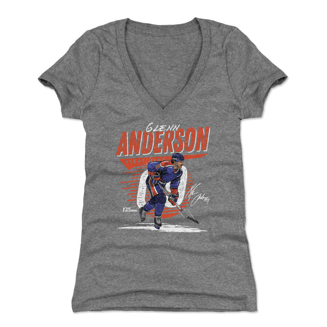 Glenn Anderson Women's V-Neck T-Shirt | 500 LEVEL
