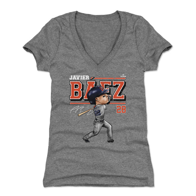 Javier Baez Women's V-Neck T-Shirt | 500 LEVEL
