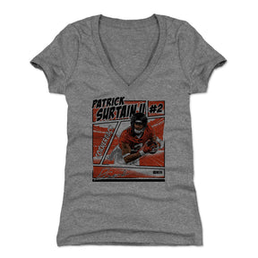 Patrick Surtain II Women's V-Neck T-Shirt | 500 LEVEL