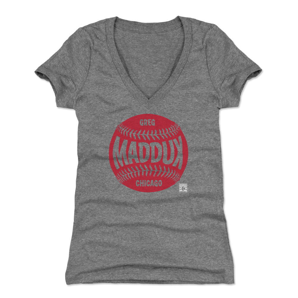 Greg Maddux Women's V-Neck T-Shirt | 500 LEVEL