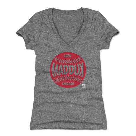 Greg Maddux Women's V-Neck T-Shirt | 500 LEVEL