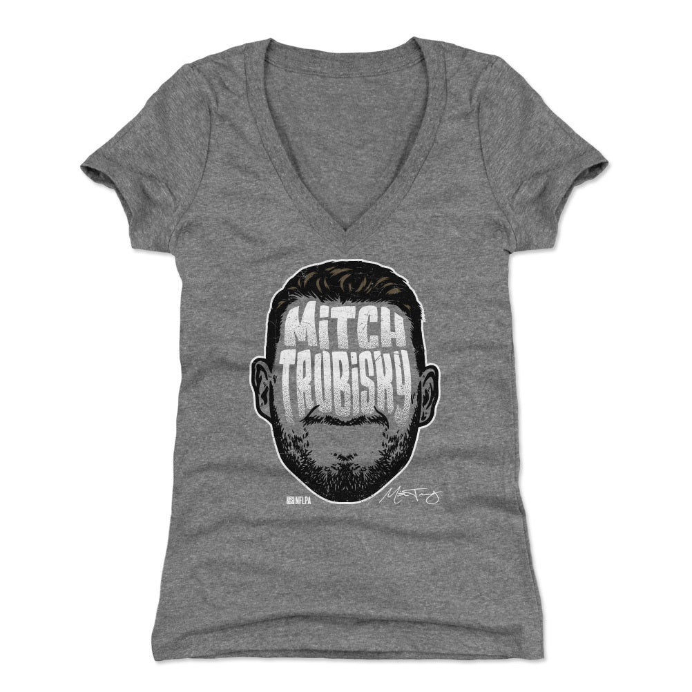 Mitch Trubisky Women&#39;s V-Neck T-Shirt | 500 LEVEL