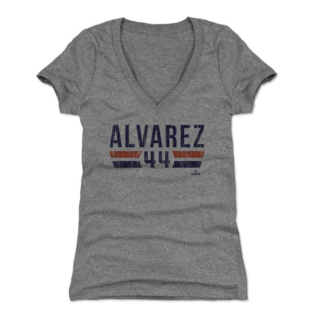 Yordan Alvarez Women's V-Neck T-Shirt | 500 LEVEL