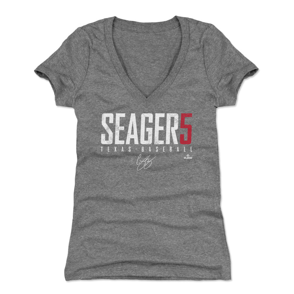 Corey Seager Women&#39;s V-Neck T-Shirt | 500 LEVEL
