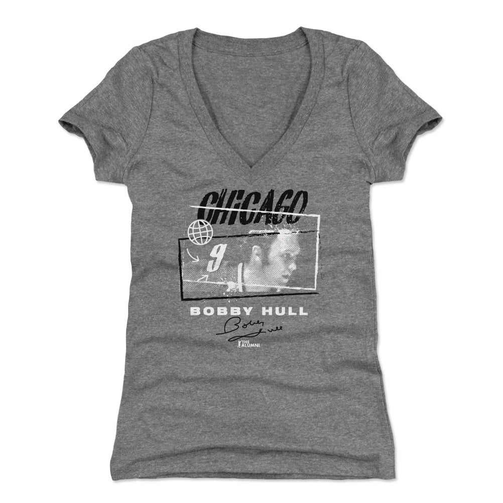 Bobby Hull Women's V-Neck T-Shirt | 500 LEVEL