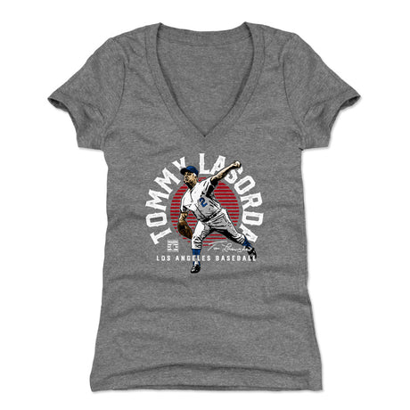 Tommy Lasorda Women's V-Neck T-Shirt | 500 LEVEL