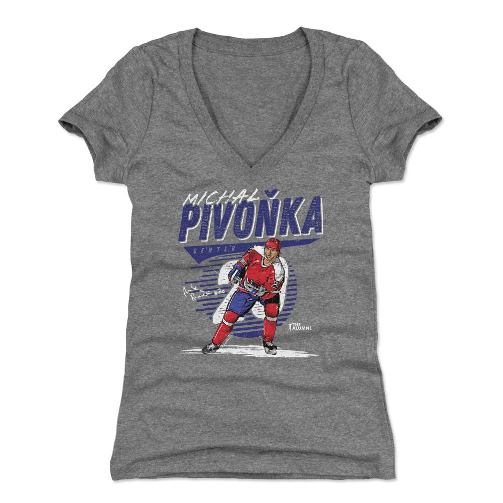 Michal Pivonka Women&#39;s V-Neck T-Shirt | 500 LEVEL