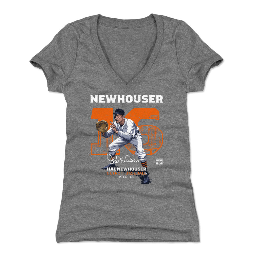 Hal Newhouser Women's V-Neck T-Shirt | 500 LEVEL