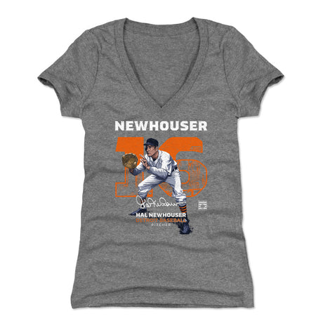 Hal Newhouser Women's V-Neck T-Shirt | 500 LEVEL