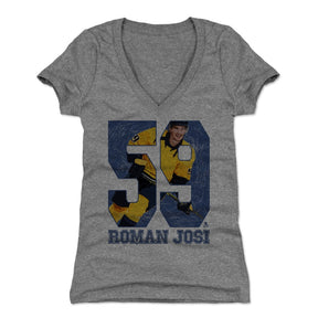 Roman Josi Women's V-Neck T-Shirt | 500 LEVEL