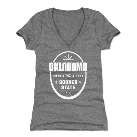 Oklahoma Women's V-Neck T-Shirt | 500 LEVEL