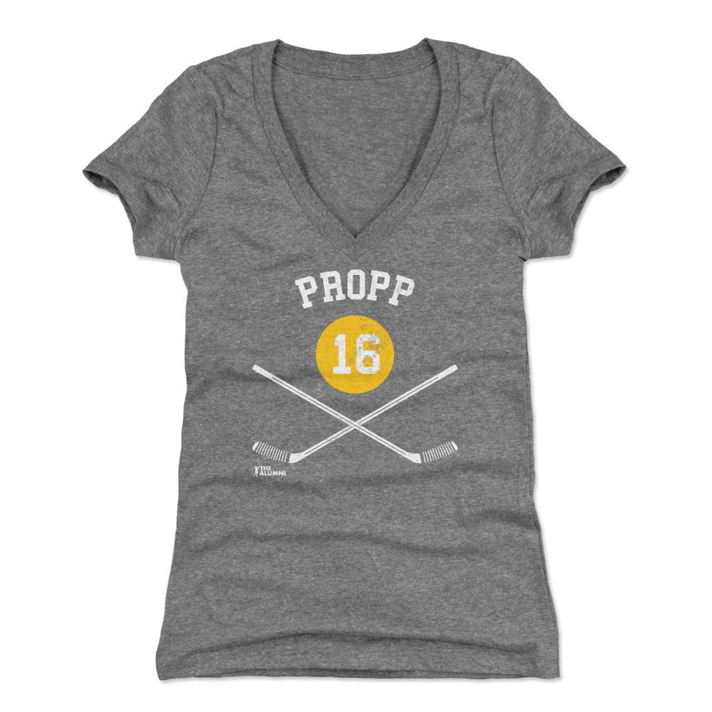 Brian Propp Women&#39;s V-Neck T-Shirt | 500 LEVEL