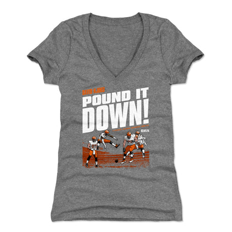 David Njoku Women's V-Neck T-Shirt | 500 LEVEL