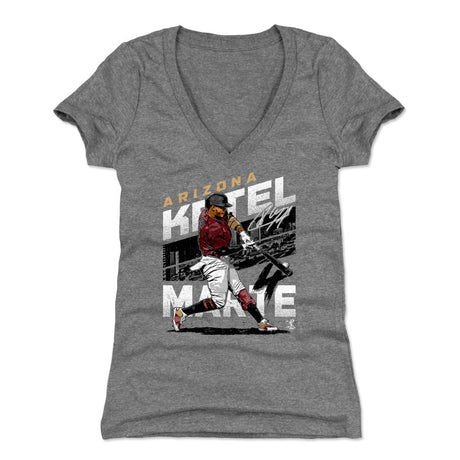 Ketel Marte Women's V-Neck T-Shirt | 500 LEVEL