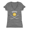 Butch Goring Women's V-Neck T-Shirt | 500 LEVEL