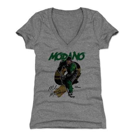 Mike Modano Women's V-Neck T-Shirt | 500 LEVEL