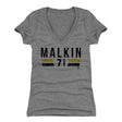 Evgeni Malkin Women's V-Neck T-Shirt | 500 LEVEL