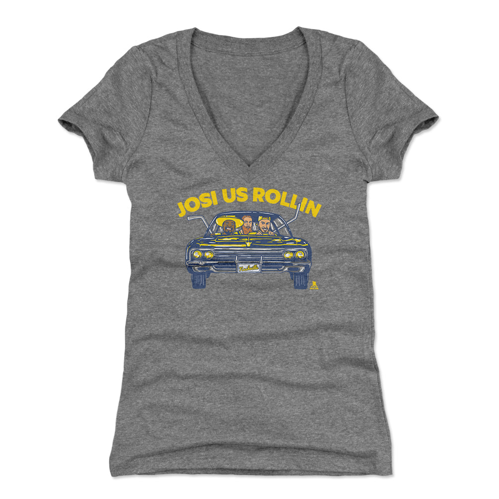 Roman Josi Women's V-Neck T-Shirt | 500 LEVEL