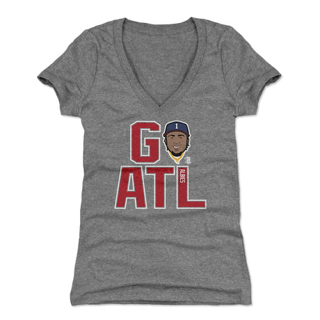 Ozzie Albies Women's V-Neck T-Shirt | 500 LEVEL