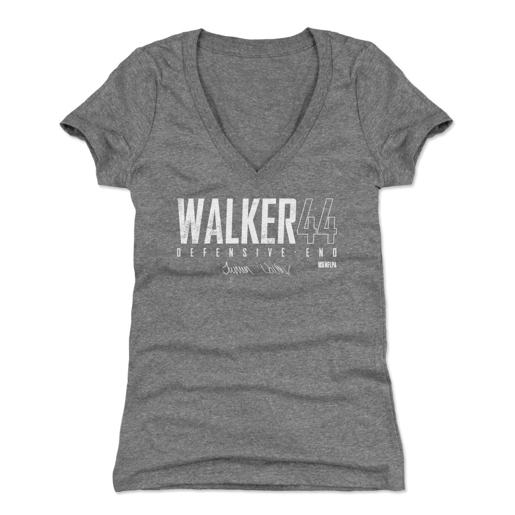 Travon Walker Women's V-Neck T-Shirt | 500 LEVEL