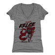 Travis Kelce Women's V-Neck T-Shirt | 500 LEVEL
