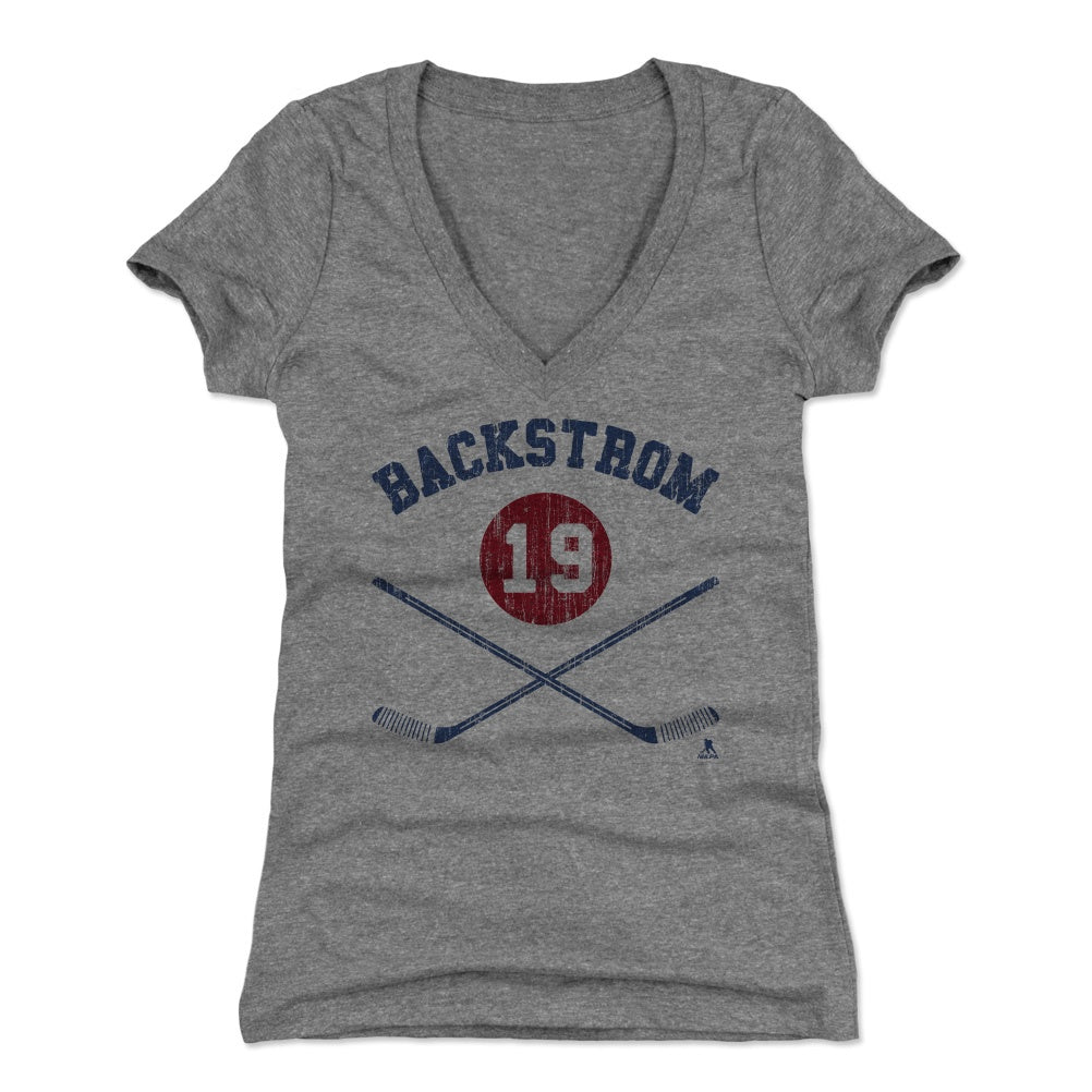 Nicklas Backstrom Women&#39;s V-Neck T-Shirt | 500 LEVEL