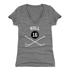 Bobby Hull Women's V-Neck T-Shirt | 500 LEVEL