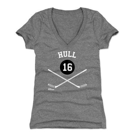 Bobby Hull Women's V-Neck T-Shirt | 500 LEVEL