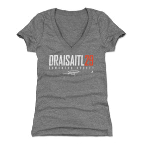 Leon Draisaitl Women's V-Neck T-Shirt | 500 LEVEL