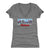Detroit Women's V-Neck T-Shirt | 500 LEVEL