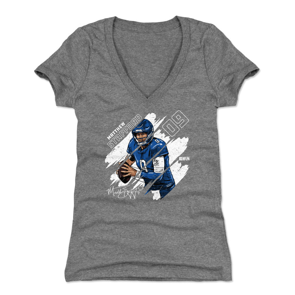 Matthew Stafford Women's V-Neck T-Shirt | 500 LEVEL