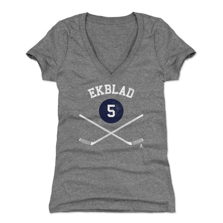 Aaron Ekblad Women's V-Neck T-Shirt | 500 LEVEL