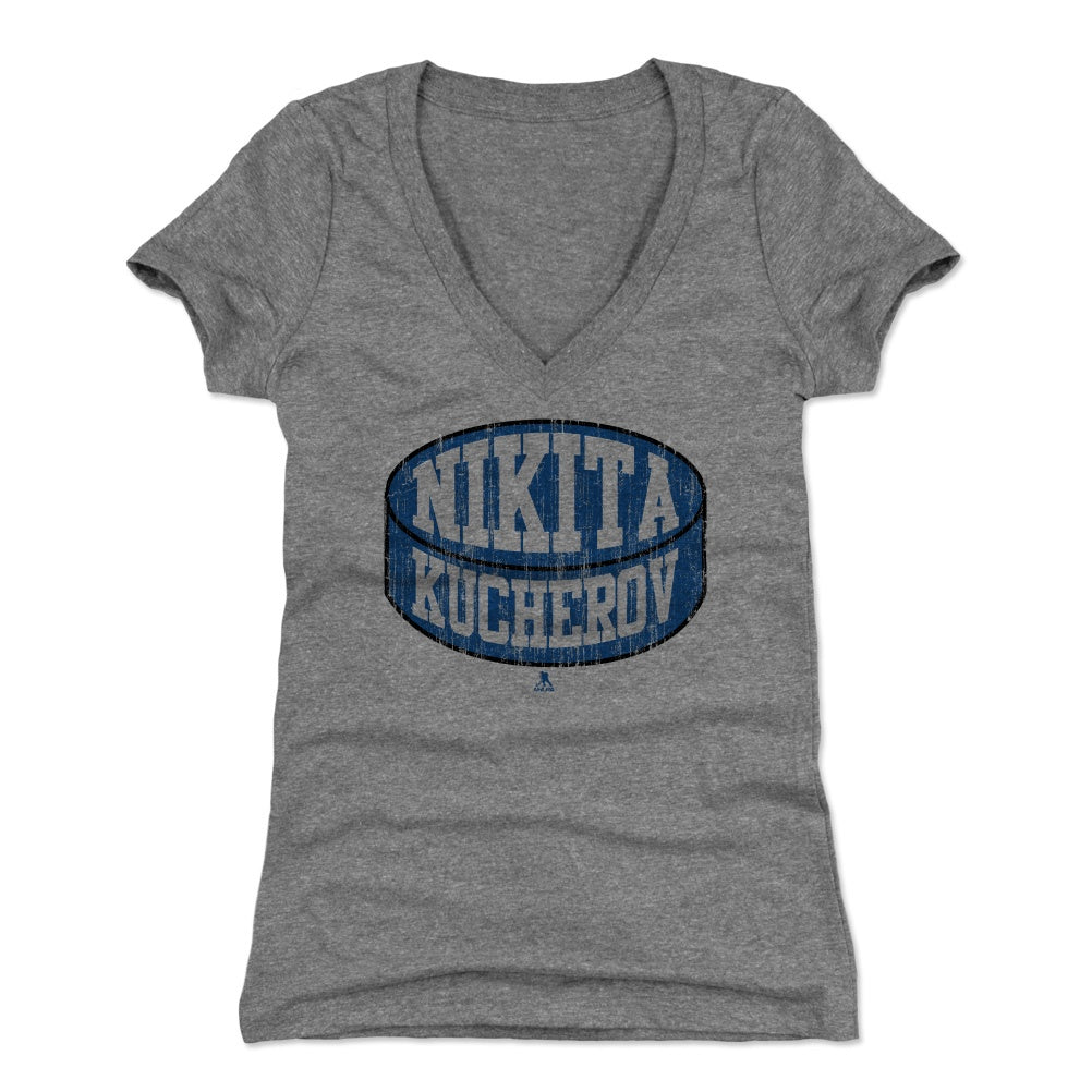 Nikita Kucherov Women's V-Neck T-Shirt | 500 LEVEL