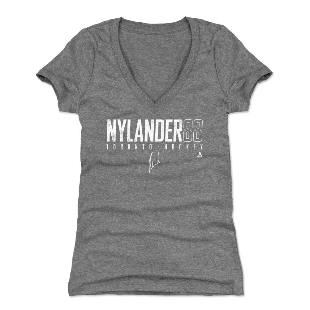 William Nylander Women&#39;s V-Neck T-Shirt | 500 LEVEL